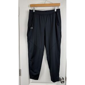 Under Armour Women's Black Athletic Pants Tapered Size M Medium